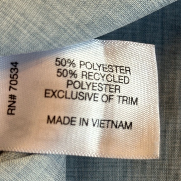 Orvis | Leaf Pattern 3/4 Length Sleeve, Polo/Collared Shirt, Size S - Picture 6 of 8